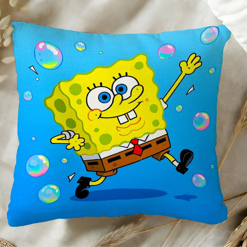 Decorative Pillows S-Sponge B-Bob Interior Decoration Covers For Living Room Cushions Cover Pillow Cases Personalized Gifts Sofa