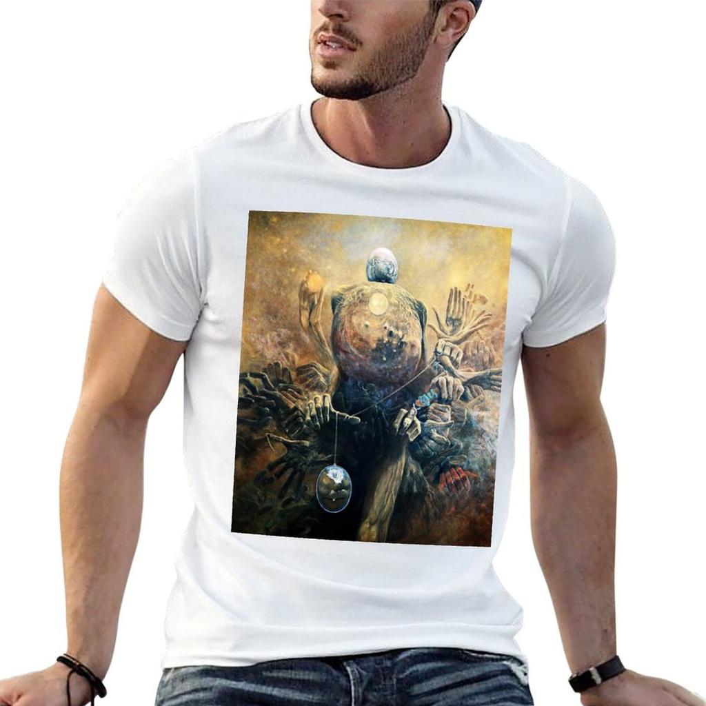 Senza titolo di Zdzisaw Beksiski T-shirt cotone t-shirt per Unisex pacco t-shirt cotone T-shirt