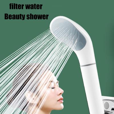 1PC Pressurized Shower Head Skin Purification Head Household Water Heater Bath