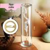 Inverted Glass & Metal Incense Burner – Ash-Proof Aromatherapy Holder for Home Decoration