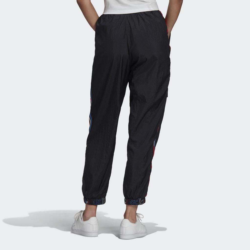 Adidas Originals Adicolor Japan Track Color Block Striped Retro Sports Jogger Pants Women Bottoms Black GT8466