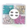 Pack of 60 Sanding Sleeves, Mini Grit Sanding Belts with 1 Pieces Nail Drill, Grit Sanding Caps Nail Cutter, Small Sanding Belts, Sanding Caps for Nai