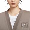 Nike Sports Training Casual Long Sleeve Jacket Women Jackets Khaki HJ0947-233