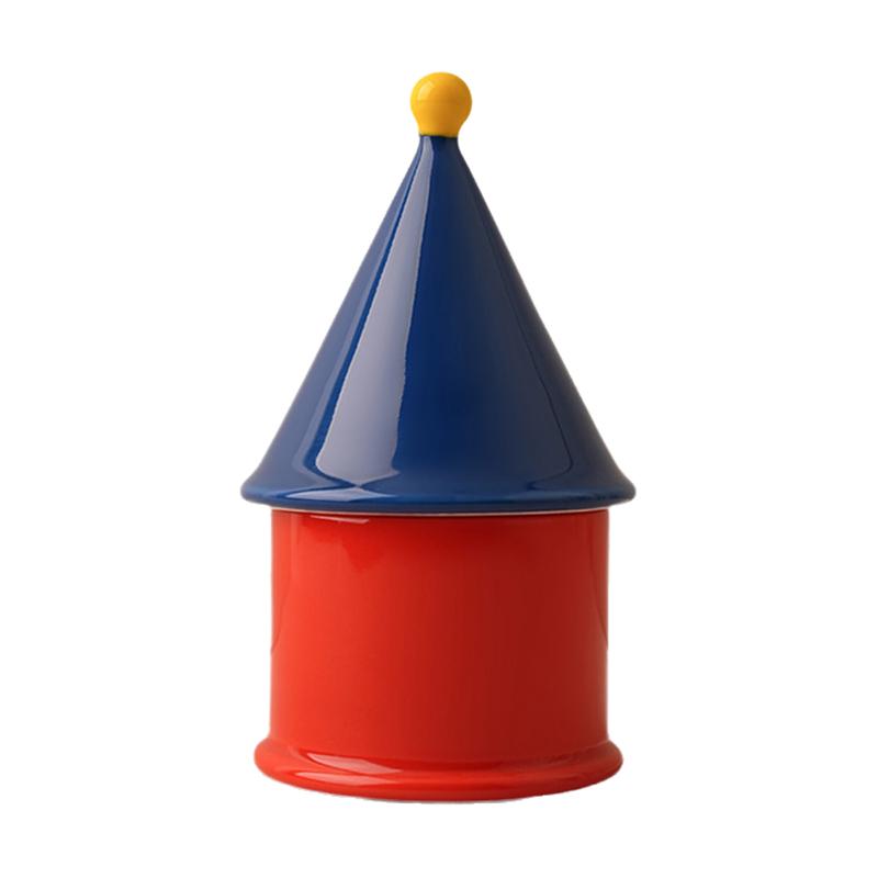 Modern Ceramic Dopamine Toothpick Holder - Creative Home Decor Box for Joyful Spaces & Mini Accessories