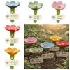 Resin Insect Drinking Cup Colorful Garden Decoration Bee Butterfly Water Dispenser  Beekeeping