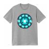 Arc Reactor Fun Design Mens T Shirt Cool Sci Fi Inspired Print for Tech Lovers Vintage Washed Casual Stylish Streetwear Unisex