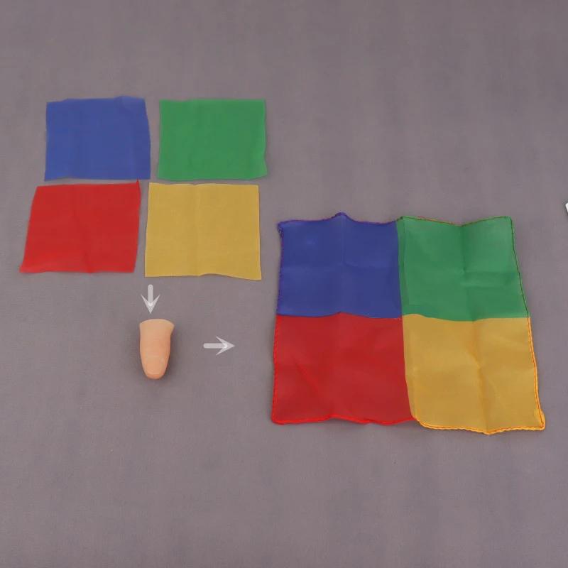 Scarf Silk Restoring Magic Tricks Street Stage Children Magic Playthings Designed for Beginner Simple To Do Close Up Magic Props Tools Humorous