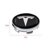 4 ks Krytky středů kol automobilu Krytky středů ráfků Prachotěsné kryty Příslušenství pro Tesla Model 3 Model S Model X Y SpaceX Styling
