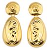 New Personalized And Exaggerated Metal Earrings Women's Light Luxury Retro Gold Earrings Fashionable Punk Jewelry Accessories