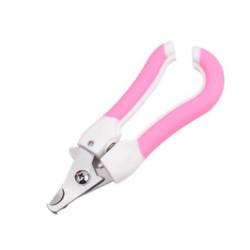Professional Dog Nail Clipper Stainless Steel Dog Cat Nails Trimmer Labor-Saving Clipper Convenient Grooming Supplies Pink Blue