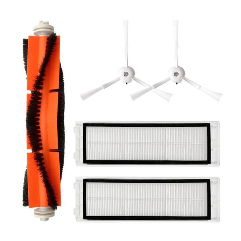 High-Efficiency Main Side Edge-Sweeping Brush MopHepa Filter Cleaning Rolling Brush For XiaomiMijia 1S T6T7 Robot Vacuum