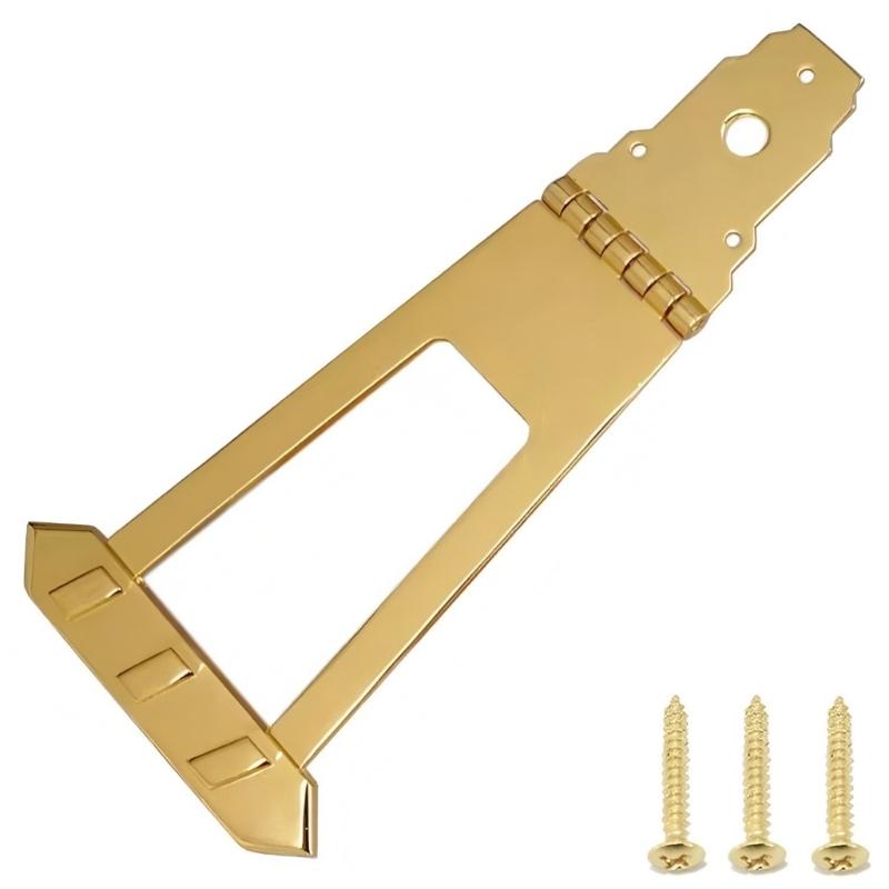 Halbhohle Saitenhalter-Ersatz 6-Saiten-Gitarrenbrücke Trapez-Saitenhalter für geschmeidige Bespielbarkeit und reiche Klänge