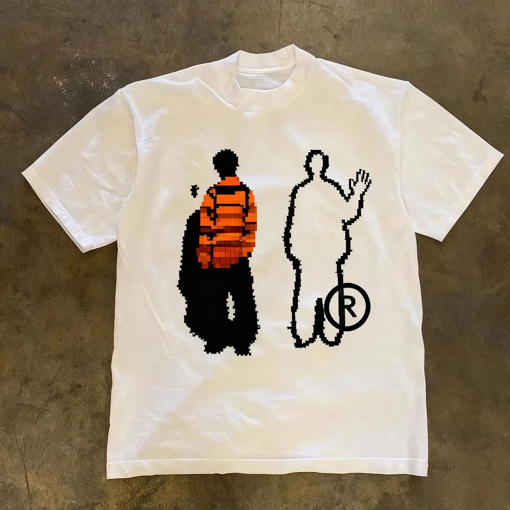 Zomer Comfortabel Nieuw Niche Street Style Veelzijdig Korte Mouwen T-shirt voor Zowel Mannen Vrouwen Casual Trendy Tops Tee Kleding