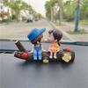 Anime Couples Center Console Cartoon Couples Model Dashboard Figurine Car Ornament Car Decoration