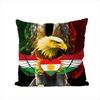 Kurdistan Flagge Kissenbezug Für Auto Sofa Dekorativ Zuhause Zweiseitiger Druck Plüsch Quadratisch Wurfkissen Kissenhülle