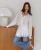 HYFVE Smoked Banding Flare Shirt Dress