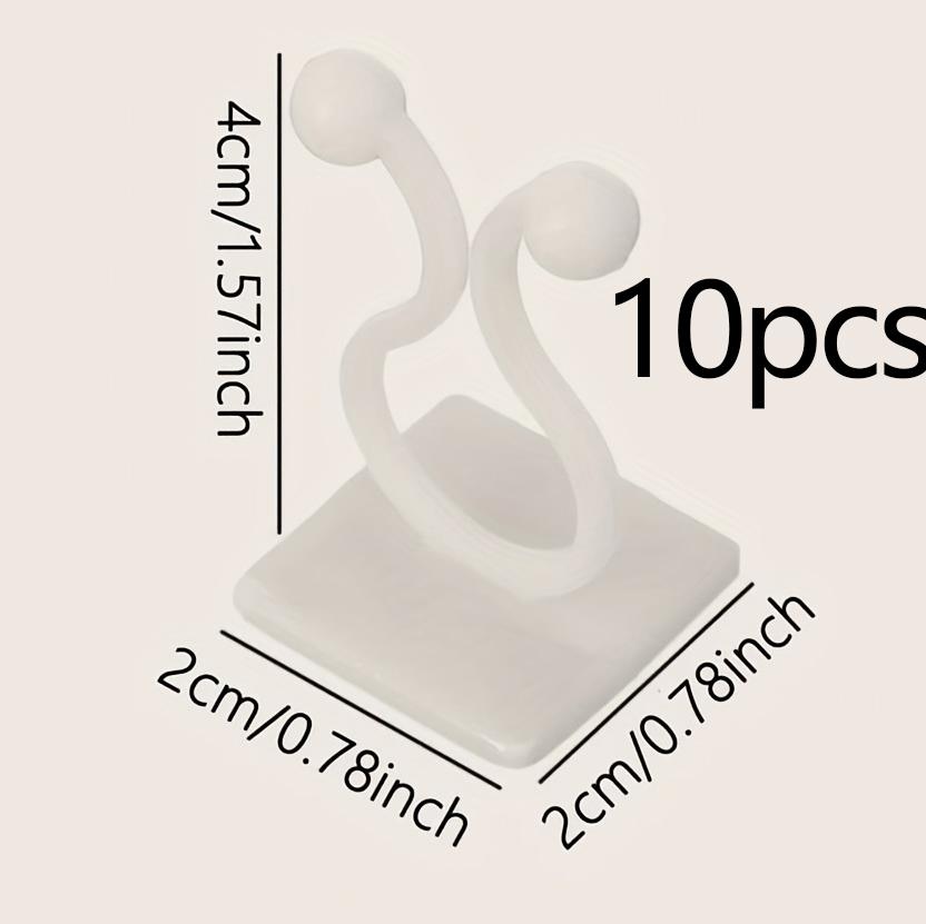 

10pcs/20pcs- Plant And Green Plant Fixer, Green Basket Vine Climbing, Wall Hanging Style Household Universal Hook