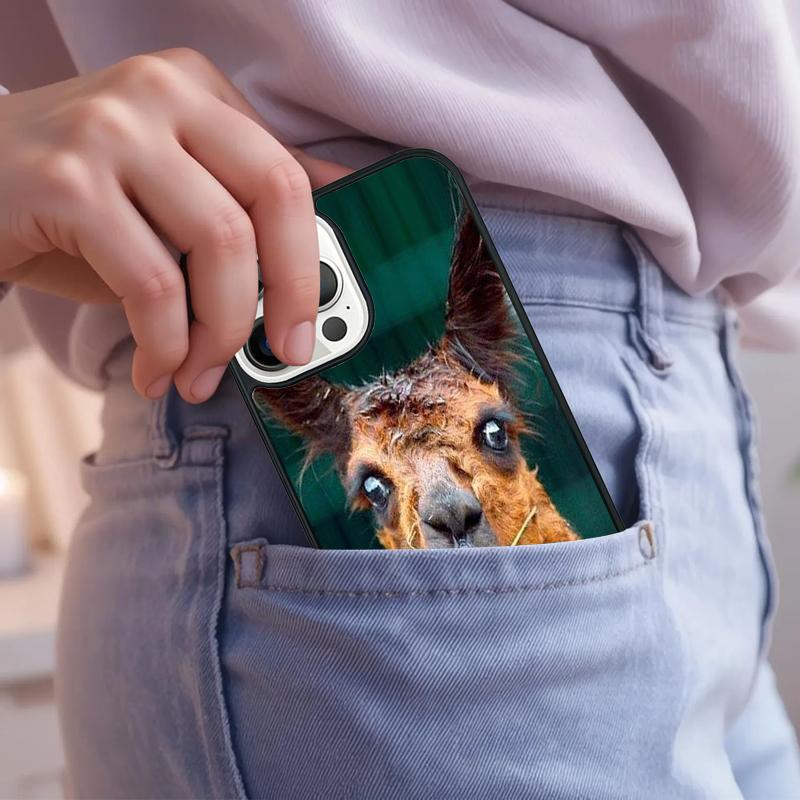 happy lama travel no prob llama Phone Case For iPhone 17 Air 15 16e 14 13 Pro Max Coque 12 11 Pro Max PLUS cover