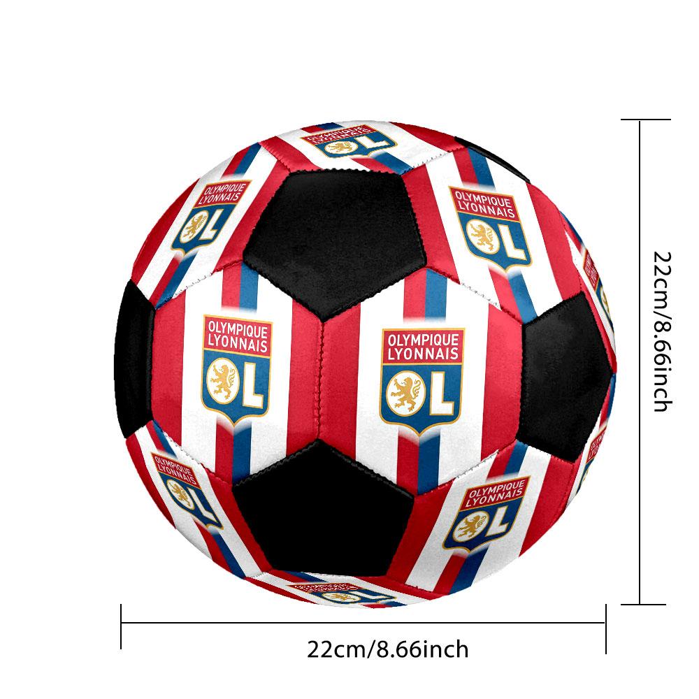 1 Stück OL Größe 5 Fußball PrahaHallenfußball Ball Bunt Alle Altersgruppen Maschinengenäht PVC Wettkampfbereit Langlebig Hoher Rückprall