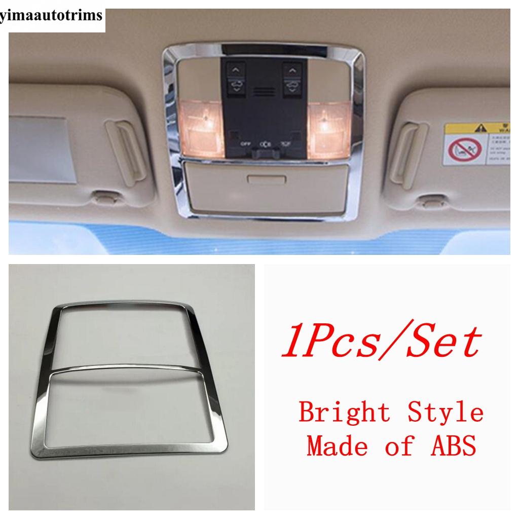 Chrome Pillar A Speaker / Read Light / Dashboard Air Vent Cover Trim Accessories For Toyota Land Cruiser Prado FJ150 2014 -