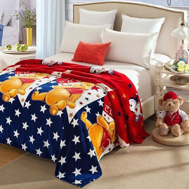 Autumn Winter Flannel Blanket Siesta Cover Blanket Leisure Student Dormitory Household Blanket Bed Sheet Dual-use