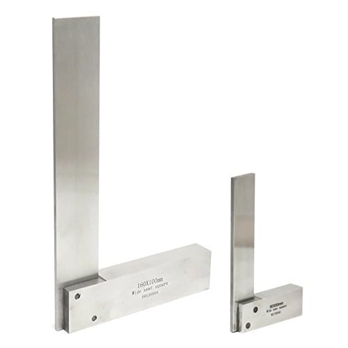 FregocS Complete Square with Base, 16cm and 8cm, Convenient Large and Small, Set of 2, SQU1-2P, for Marking and Inking