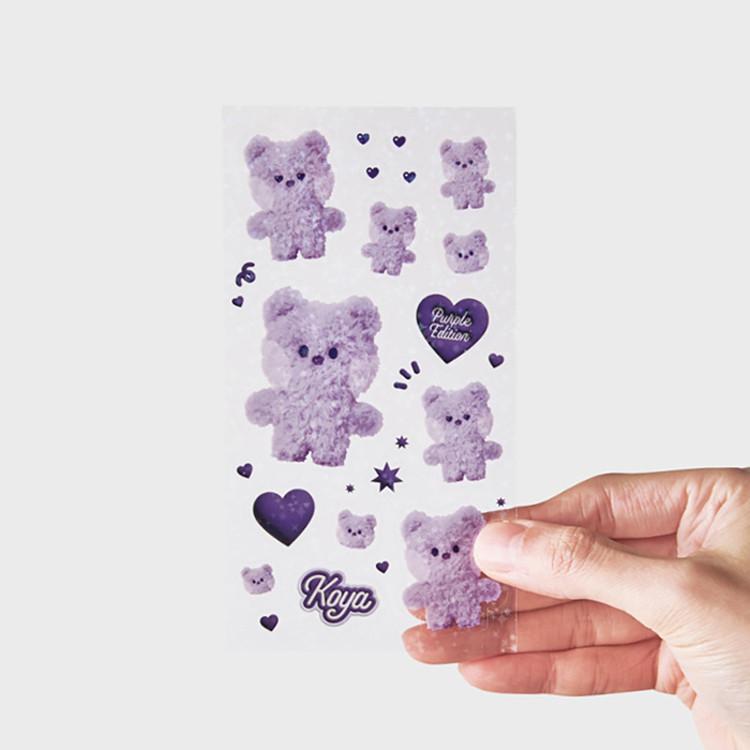 LINE FRIENDS BT21 KOYA Purple of Wish Edition Minini Sticker