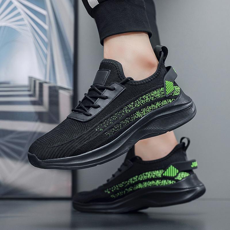 Men’s Summer Sports Shoes Casual Lightweight Running Sneakers Tennis Shoes Black Basketball Shoes for Students Large Size 48 49 50
