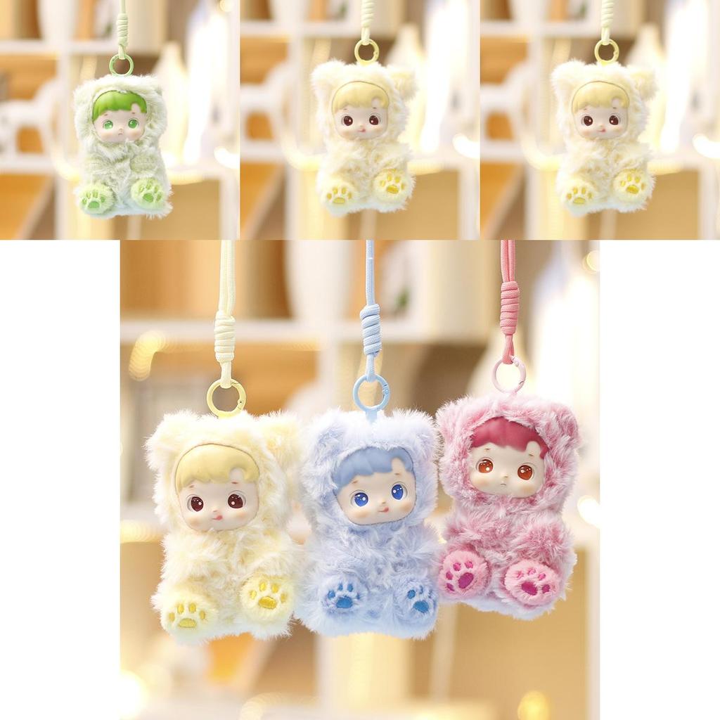 Plush Toy Character Wearable Doll For Kids Birthday Gift And Backpack Decor