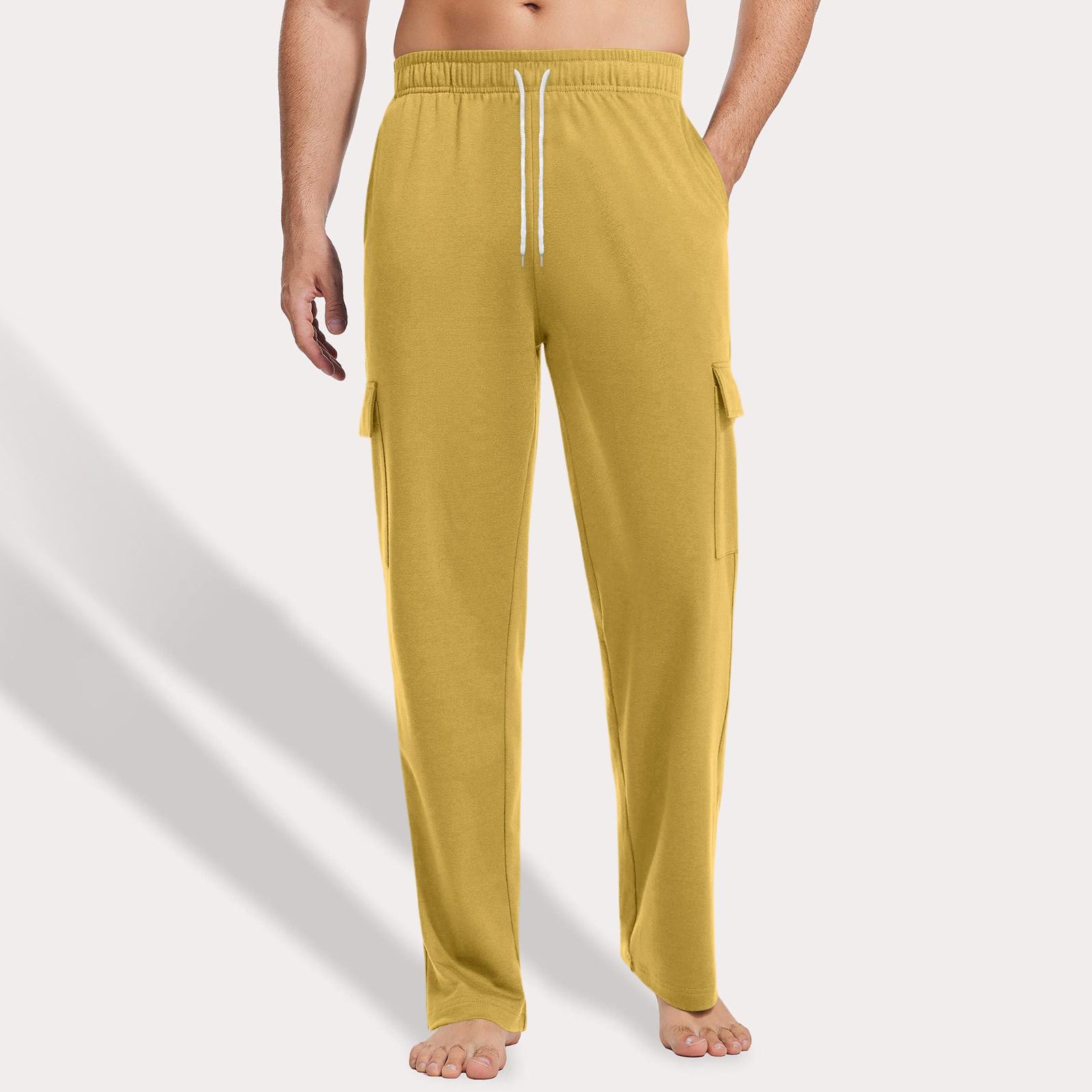 

Мужские свободные повседневные рабочие брюки с несколькими карманами, молодежные брюки на резинке и шнурке XXL