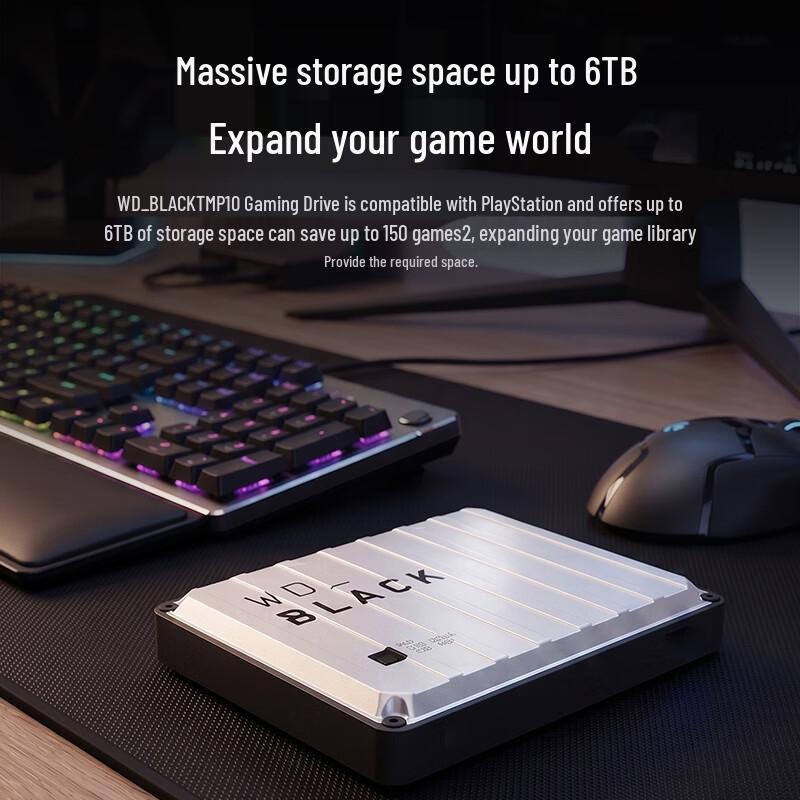 WD Black P10 2TB Portable External Hard Drive