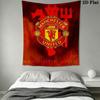 Man Utd M Wall Hanging Printed Fabric Blanket Decorative Tapestries for Bedroom Living Room Home Decor