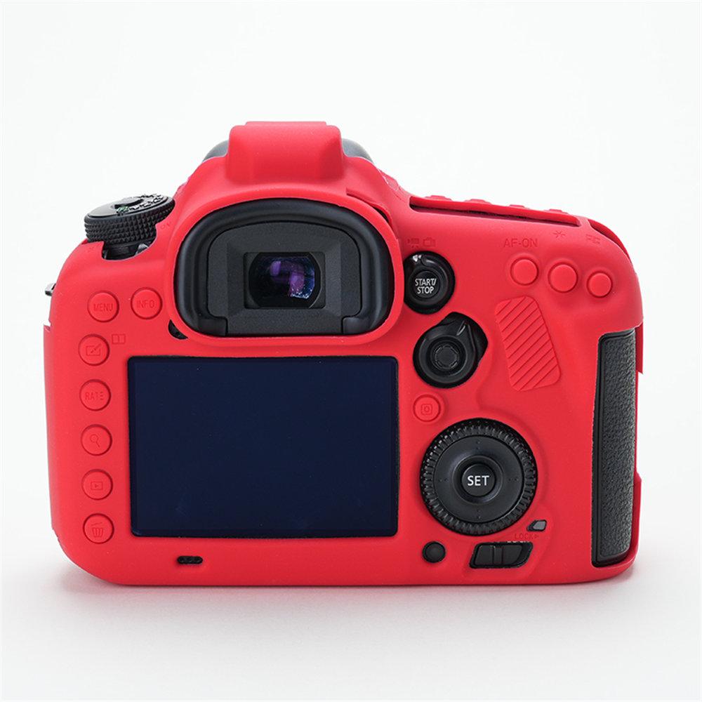 Soft Silicone Armor Camera Body Case For Canon EOS 5D2 5D3 5D4 6D 6D2 7D 7D2 750D 850D 80D 90D 800D 4000D 650D 700D 200D 250D