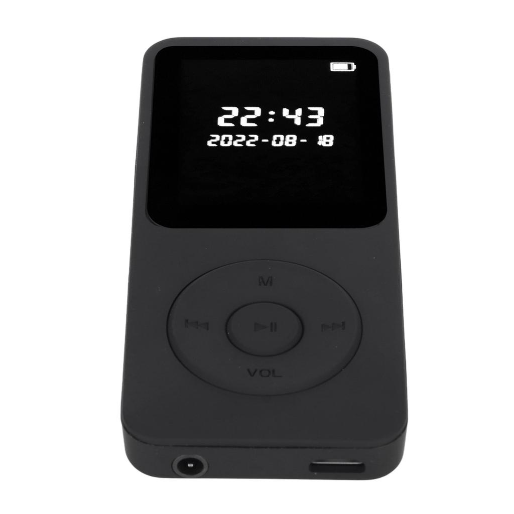 MP3 MP4 Player Bluetooth 5.0 Ultra Thin Digital LCD 1.77 Inch Screen Built in HD Speakers Portable HiFi Music Player