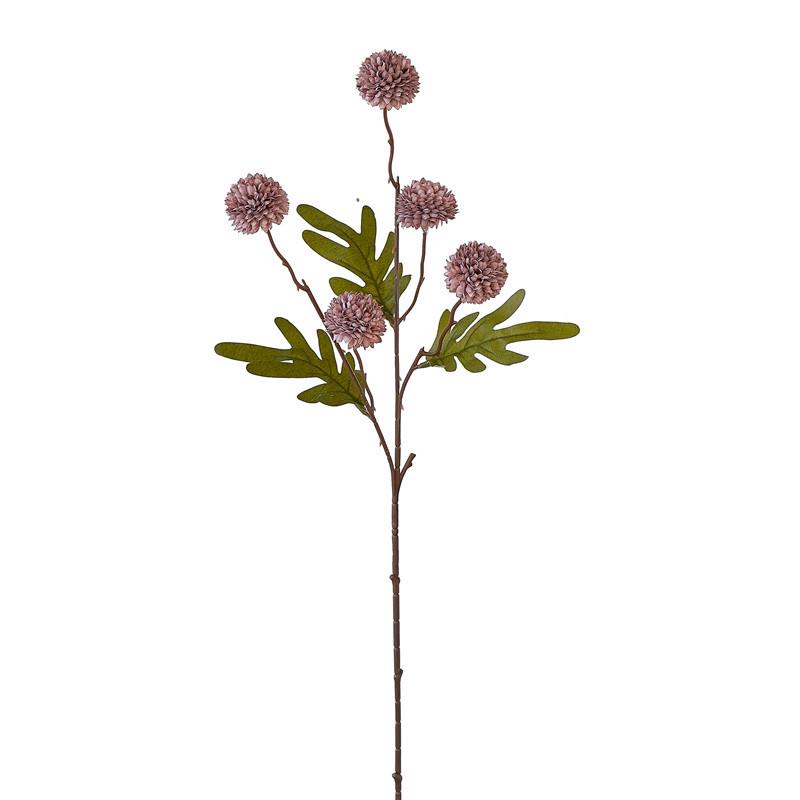 Artificial Dandelion Flower with 5 Heads - Single Stem for Indoor Decoration or Wedding Decor
