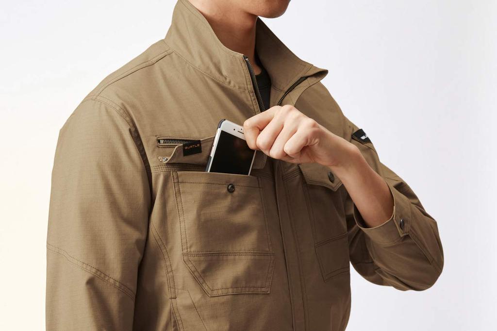 BURTLE Air Craft Blouson for M Spring/Summer, AC1131, 23, Khaki,