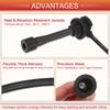 UXCELL 2 Pcs Spark Plug Wire Ignition Coil Cable No.0K01318160B for Kia Sportage 95-02