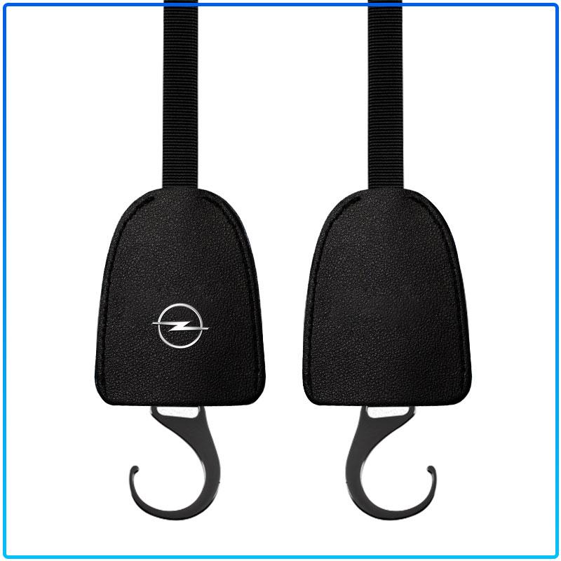 Leather Car Seat Back Hooks Portable Hanging Bag Rack Car Accessories For Opel Astra C G H Insignia J K Zafira B Corsa Vectra C Corsa C