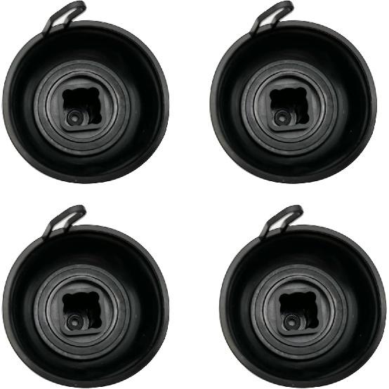 4PCS Vacuum Piston Compatible for HMHonda CBR22/MC22 250CC Motorbike Keihin Carburetor Vacuum Diaphragm Plunger Assembly Configured Jet Needle