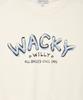 WACKY WILLY Women'S Typographic Crop Sweatshirt Cream