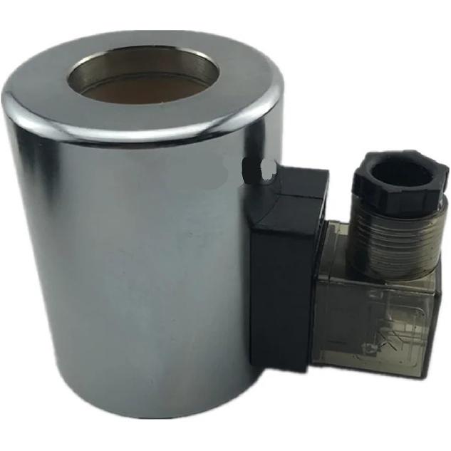 Solenoid Hydraulic Valve Coil Electromagnet Coil Inner Diameter 31mm Height 75mm DC24V AC220V(DC 24VCoil and Spool)