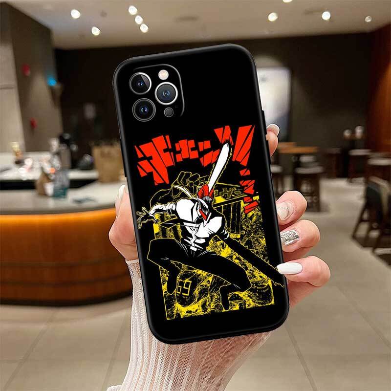C-Chainsaws Denji Shockproof Phone Case for Redmi Note 8 8T 9 9A 9C 9T 9S 10 11 11S 10C 10X 10A 10T Pro Max Plus Prime