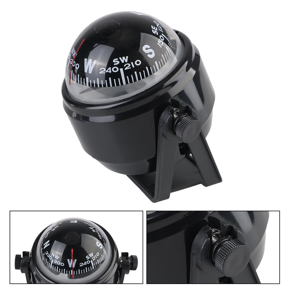 Electronic Sea Pivoting Marine Compass Automotive Parts Car Ornaments For Marine Boat Marine Navigation Compass Black Compass