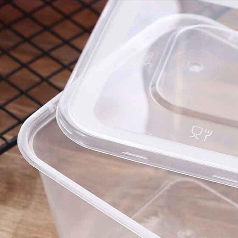 Zebian Disposable Rectangular Food Containers