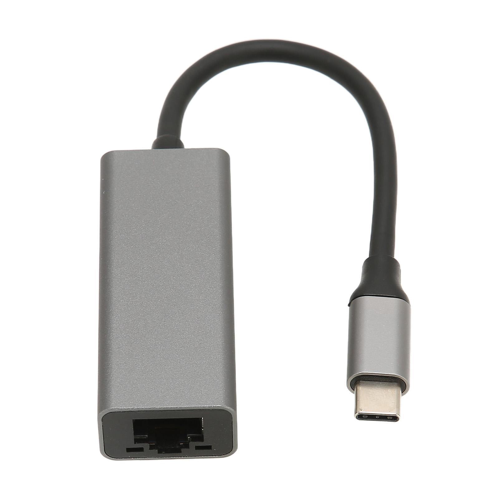 

Адаптер USB C до Ethernet Gigabit USB C до Ethernet 1000 Мбіт/с Автоматичне визначення Type C Gigabit Ethernet