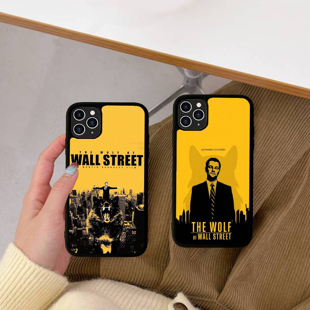 TV The W-Wolf Of W-Wall S-Street For IPhone 17 16 Pro Max Air 15 14 13 12 Mini Plus 11 Hard PC+TPU Phone Back Cover