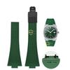 CTS Fluororubber dirželis Tissot PRX serijos Super Player laikrodžiams 35mm 40mm Greito atsegimo spyruoklinė sagtelė FKM laikrodžio dirželis 11mm 12mm