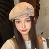 Sweet wind cute bow beret autumn and winter hat women's fashion versatile face little painter hat
