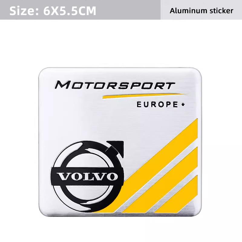 3D Emblem Aufkleber Logo Auto Kotflügel Plakette Kofferraum Aufkleber Für Volvo ES90 EC40 EX40 EM90 XC90 V90 V60 XC60 V40 S80 S60 S90 XC40 XC70