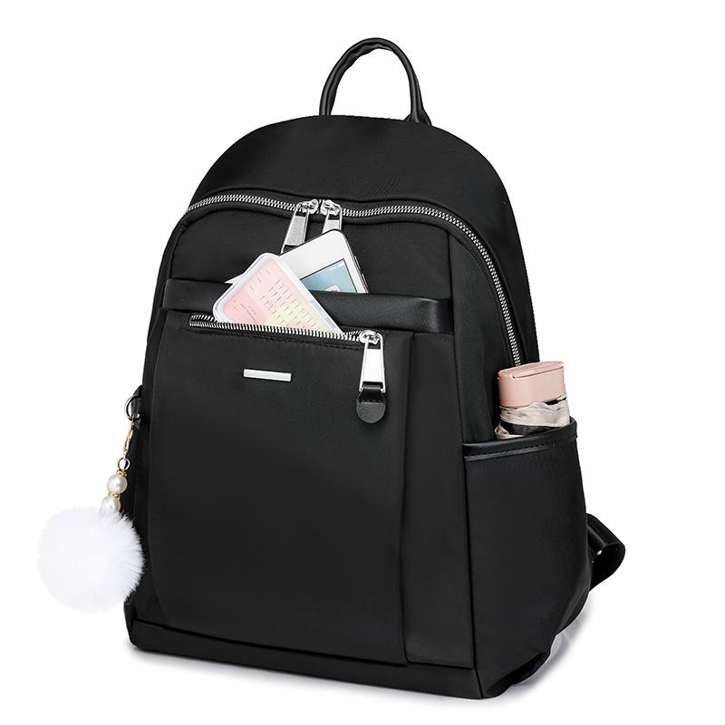 Mochila de nailon para mujer, bolso de viaje de gran capacidad, mochila escolar para estudiantes
